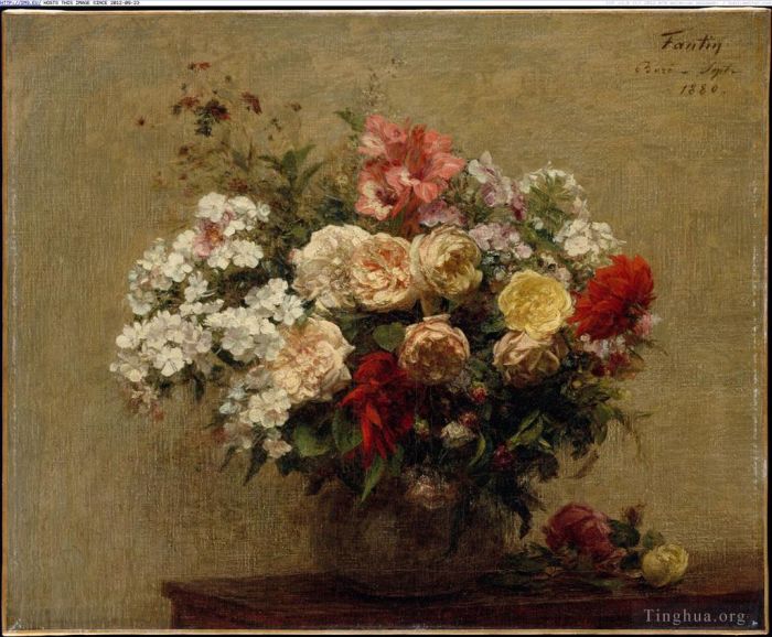 Henri Fantin-Latour Oil Painting - Summer Flowers