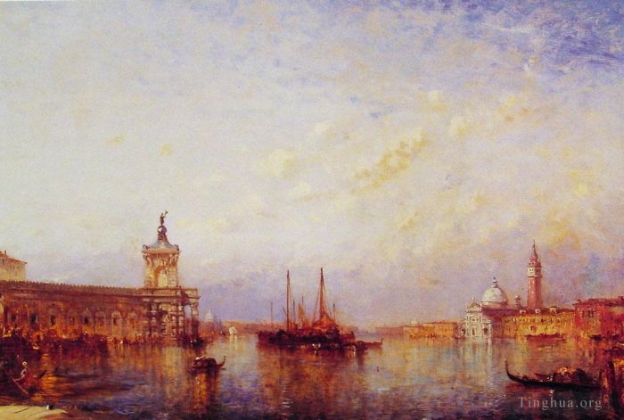 Felix Ziem Oil Painting - Glory of Venice