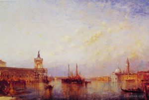 Artist Felix Ziem's Work - Glory of Venice