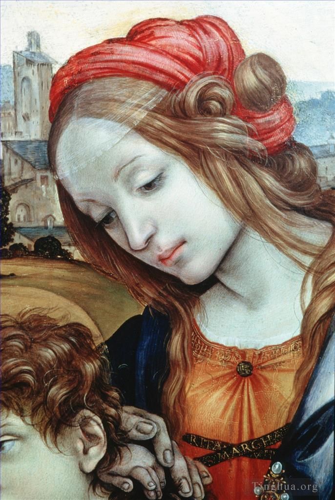Filippino Lippi Oil Painting - Holy Family dt1