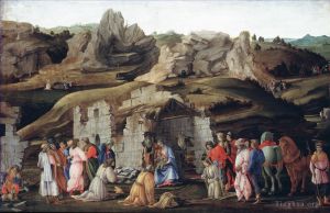 Artist Filippino Lippi's Work - Lippi Filippino The Adoration of the Magi
