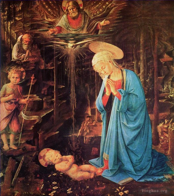 Filippino Lippi Oil Painting - Mary and Child