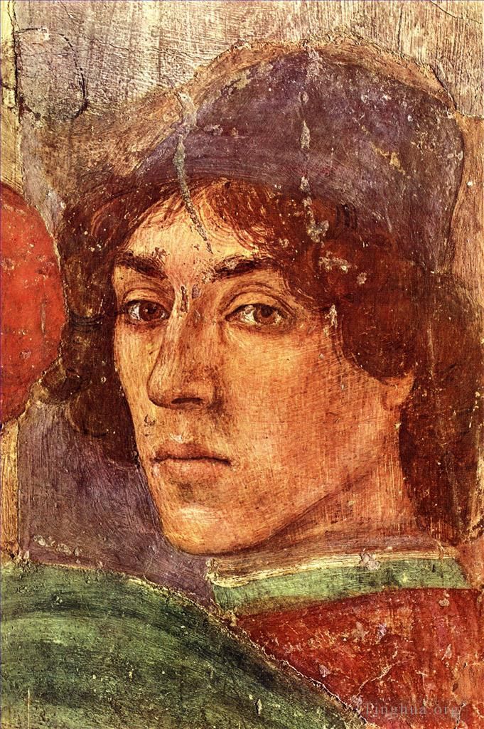 Filippino Lippi Oil Painting - Self Portrait