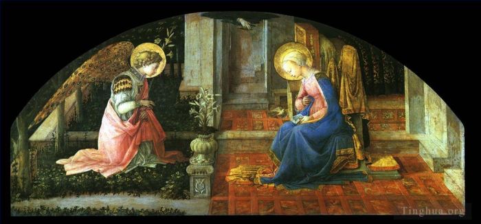 Filippino Lippi Oil Painting - The Annunciation