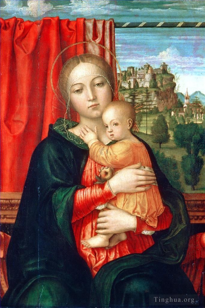 Filippino Lippi Oil Painting - Virgin and child
