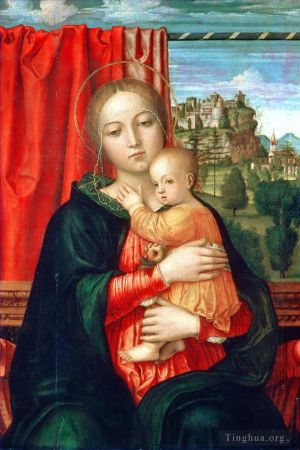 Artist Filippino Lippi's Work - Virgin and child