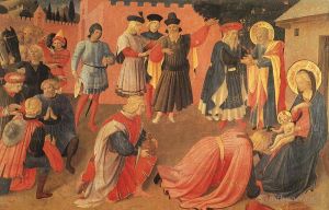 Artist Fra Angelico's Work - Adoration Of The Magi