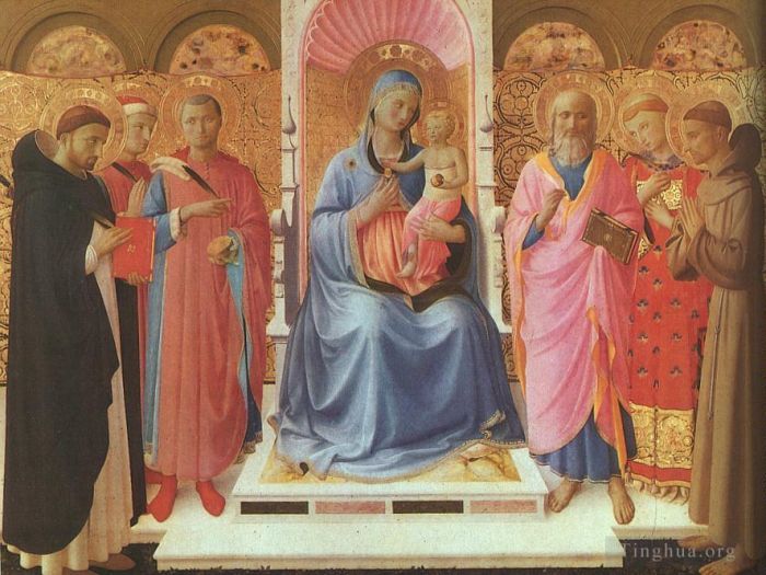 Fra Angelico Various Paintings - Annalena Altarpiece