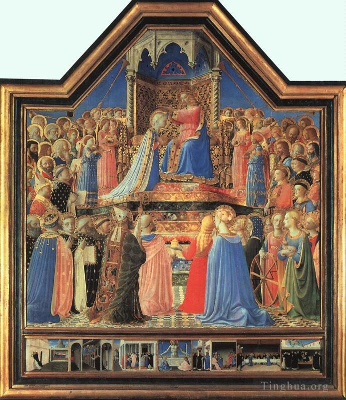 Fra Angelico Various Paintings - Coronation Of The Virgin