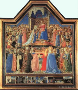 Artist Fra Angelico's Work - Coronation Of The Virgin