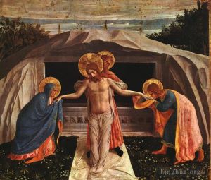 Artist Fra Angelico's Work - Entombment 1438