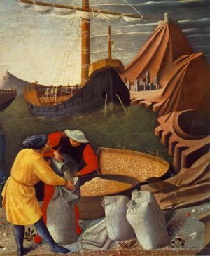 Artist Fra Angelico's Work - Story Of St Nicholas St Nicolas Saves The Ship