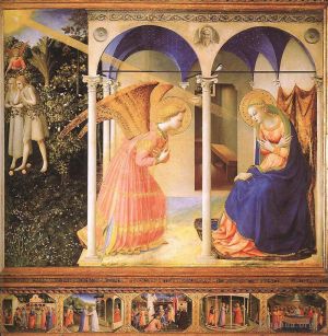 Artist Fra Angelico's Work - The Annunciation