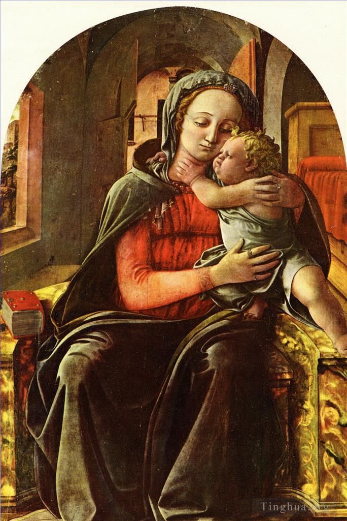 Fra Filippo Lippi Various Paintings - 4Lippi Filippino Madonna and Child2
