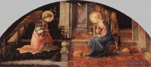 Artist Fra Filippo Lippi's Work - 5 Annunciation 1445