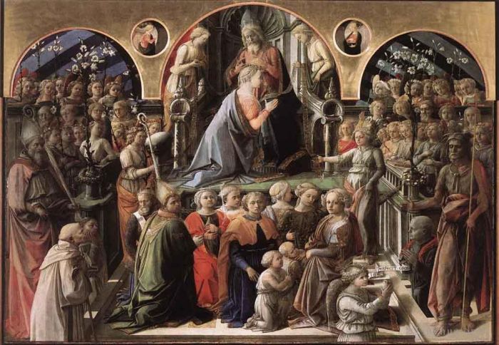 Fra Filippo Lippi Various Paintings - Coronation of the Virgin