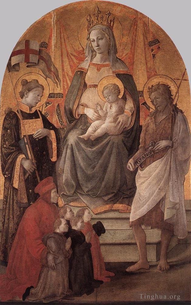Fra Filippo Lippi Various Paintings - Madonna Del Ceppo