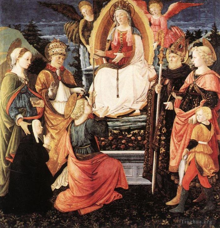 Fra Filippo Lippi Various Paintings - Madonna Della Cintola