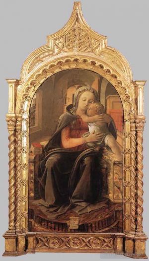 Artist Fra Filippo Lippi's Work - Madonna With Child