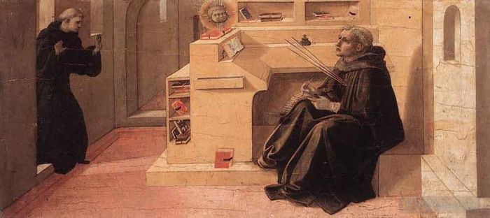 Fra Filippo Lippi Various Paintings - Vision Of St Augustine