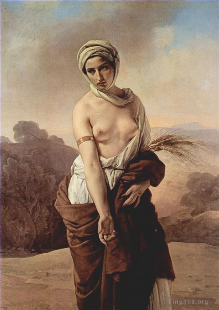 Francesco Hayez Oil Painting - Ruth 1835