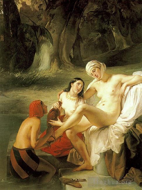 Francesco Hayez Oil Painting - Italia romanticismo