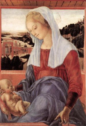 Artist Francesco di Giorgio's Work - Madonna And Child 1472