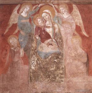 Artist Francesco di Giorgio's Work - Madonna And Child With Angels