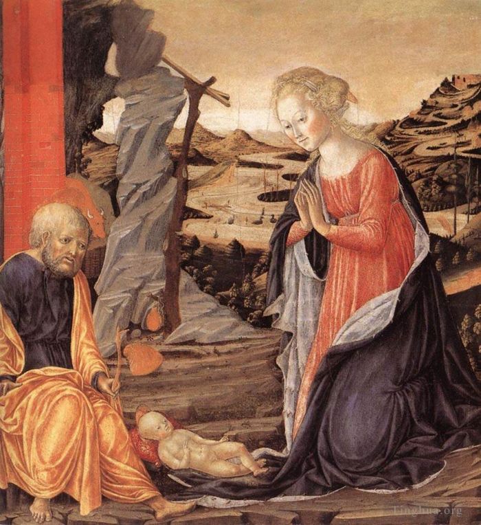 Francesco di Giorgio Various Paintings - Nativity 1470