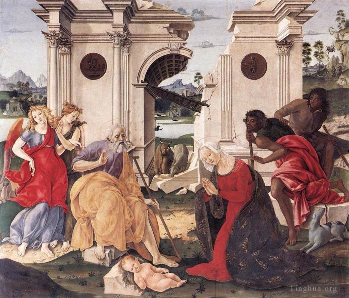 Francesco di Giorgio Various Paintings - Nativity 1490