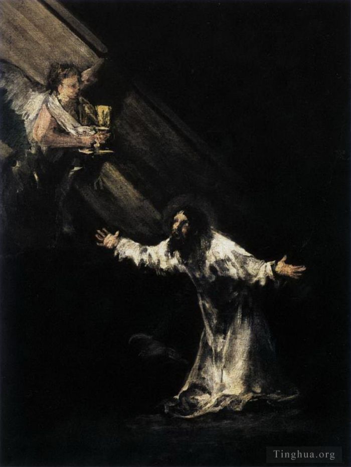 Francisco Goya Oil Painting - Christ on the Mount of Olives
