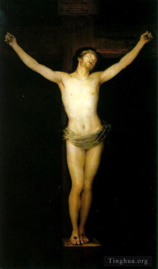 Francisco Goya Oil Painting - Crucified Christ
