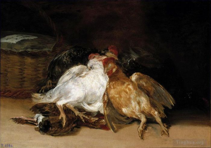 Francisco Goya Oil Painting - Dead Birds