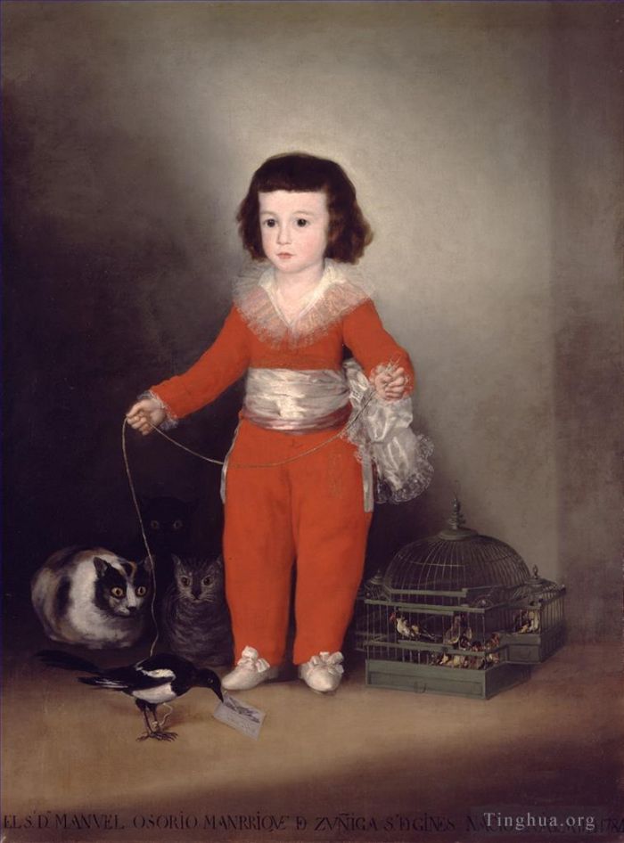 Francisco Goya Oil Painting - Don Manuel Osorio Manrique de Zuniga