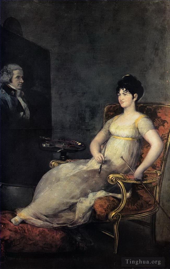 Francisco Goya Oil Painting - Dona Maria Tomasa Palafox