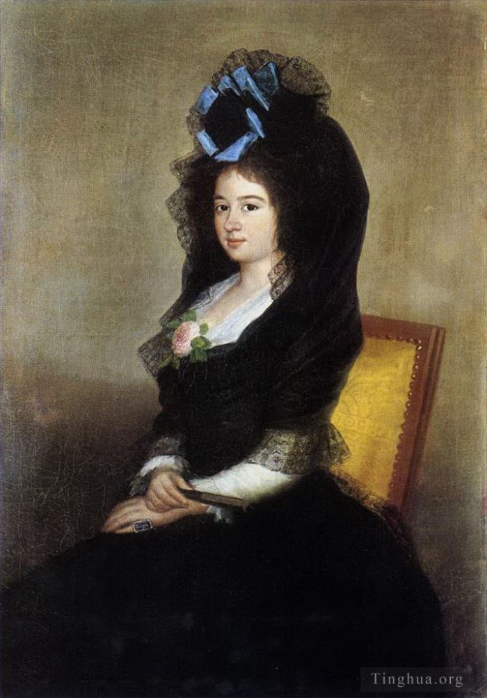 Francisco Goya Oil Painting - Dona Narcisa Baranana de Goicoechea