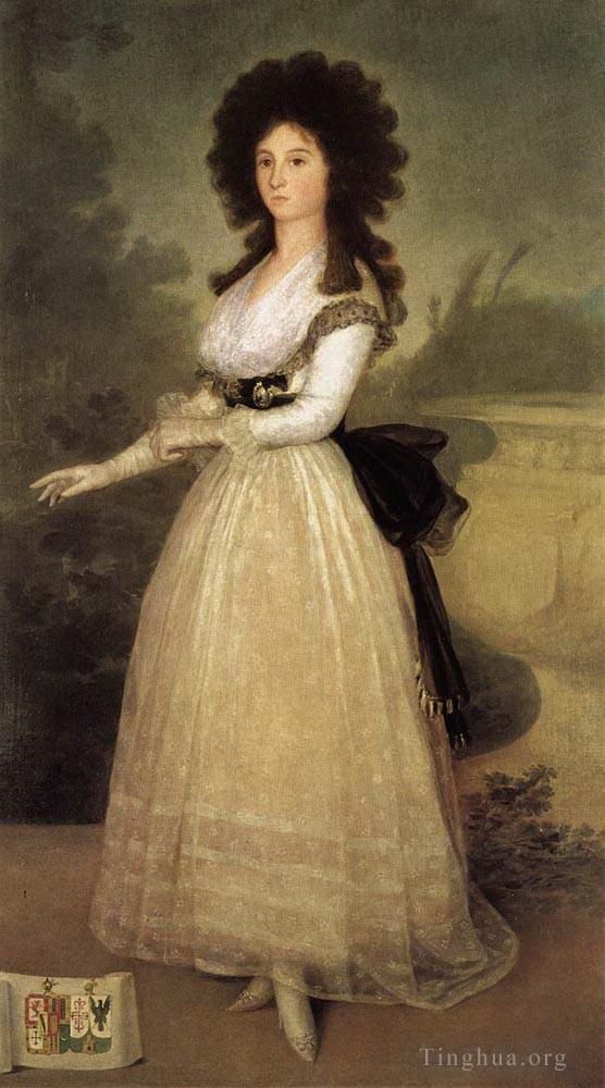 Francisco Goya Oil Painting - Dona Tadea Arias de Enriquez