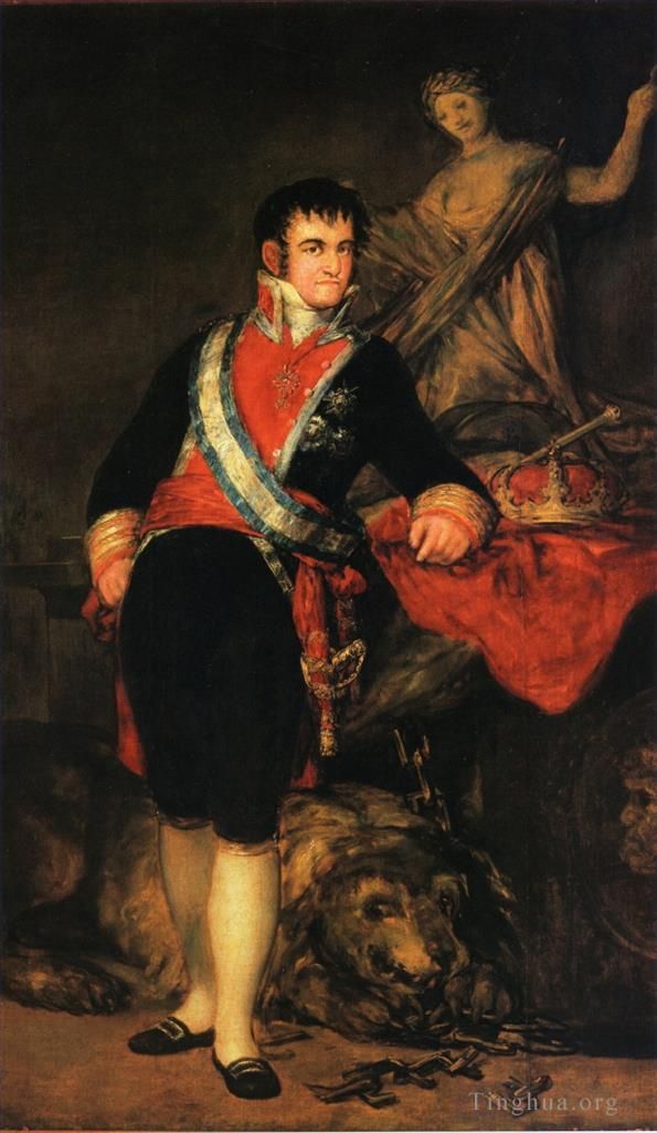 Francisco Goya Oil Painting - Fernando VII