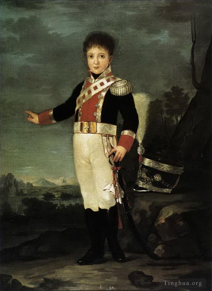 Francisco Goya Oil Painting - Infante Don Sebastian Gabriel de Borbon y Braganza