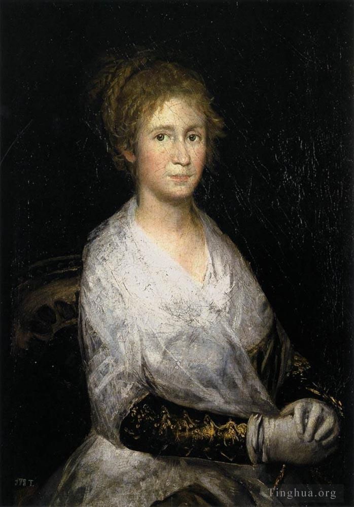 Francisco Goya Oil Painting - Josefa Bayeu or Leocadia Weiss