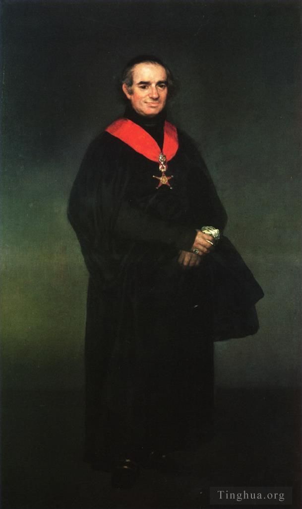 Francisco Goya Oil Painting - Juan Antonio Llorente