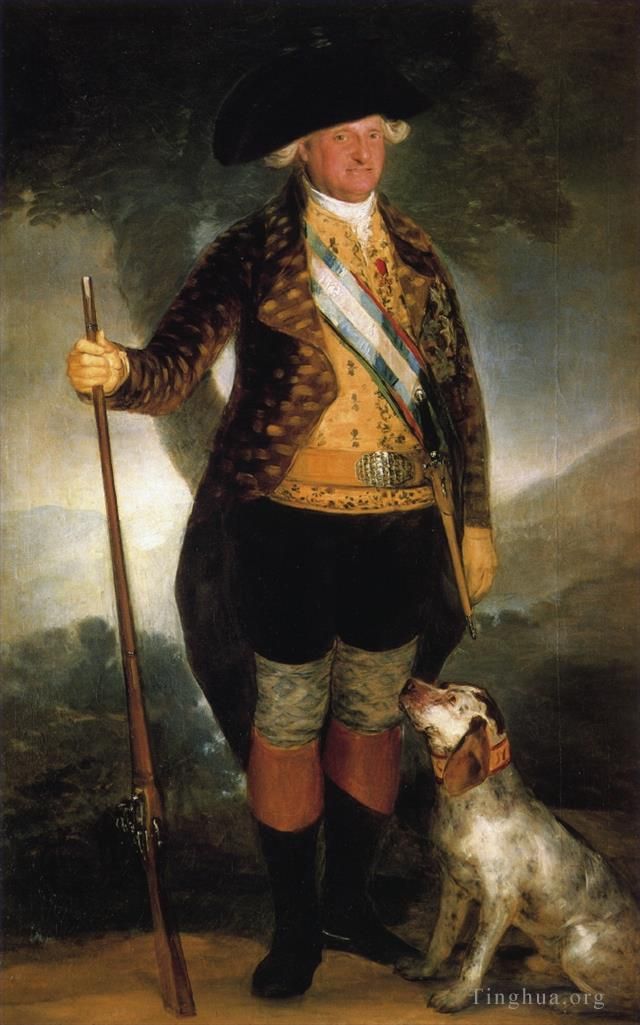 Francisco Goya Oil Painting - King Carlos IV in Hunting Costume