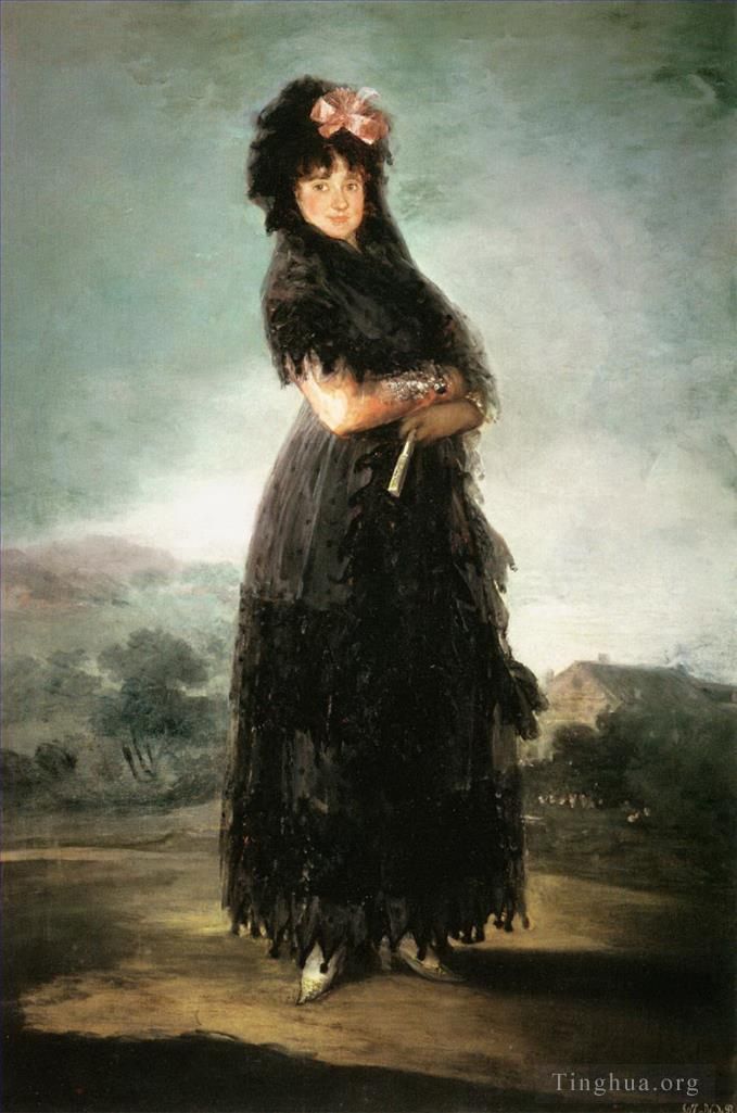 Francisco Goya Oil Painting - Mariana Waldstein