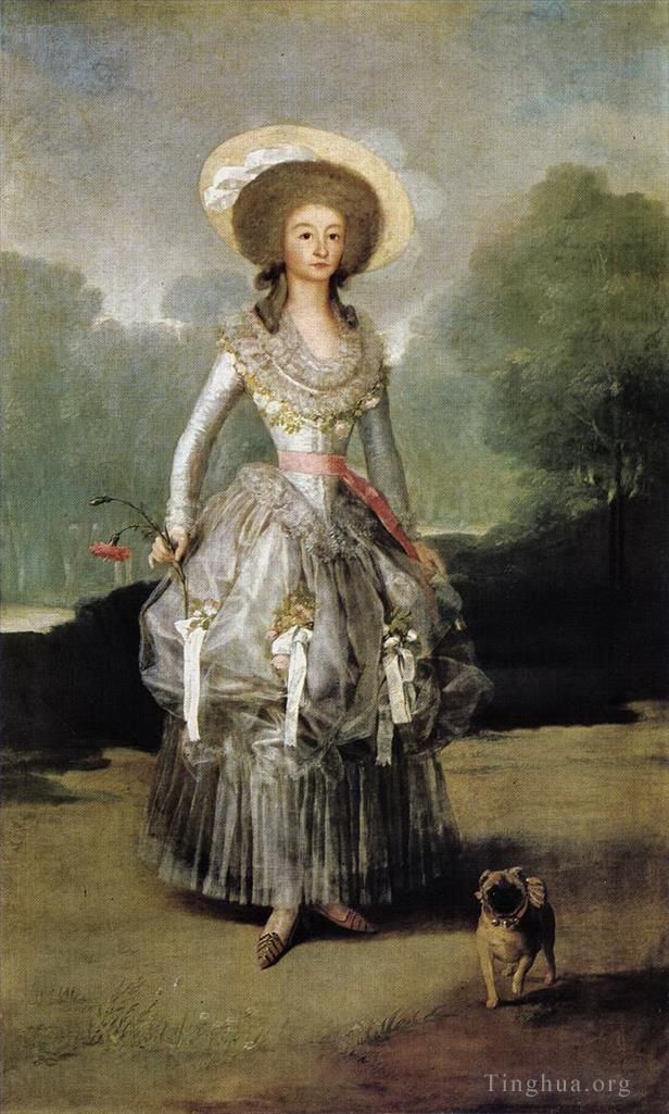 Francisco Goya Oil Painting - The Marquesa de Pontejos