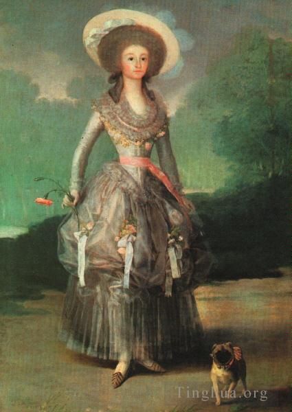 Francisco Goya Oil Painting - Marquesa de Pontejos