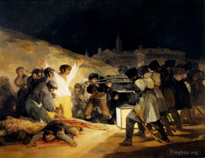 Francisco Goya Oil Painting - The Third of May 1808 (The Executions)