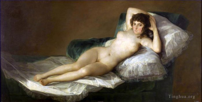 Francisco Goya Oil Painting - Nude Maja