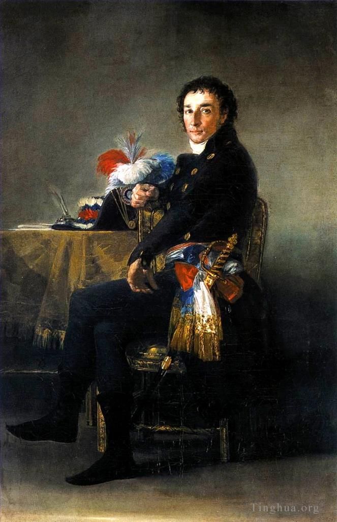 Francisco Goya Oil Painting - Portrait of Ferdinand Guillemardet