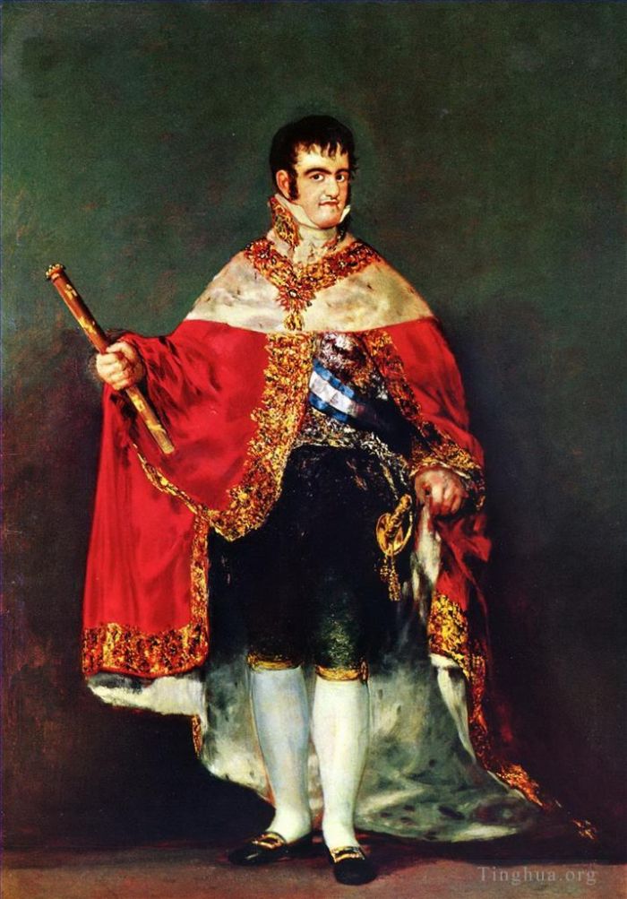 Francisco Goya Oil Painting - Portrait of Ferdinand VII