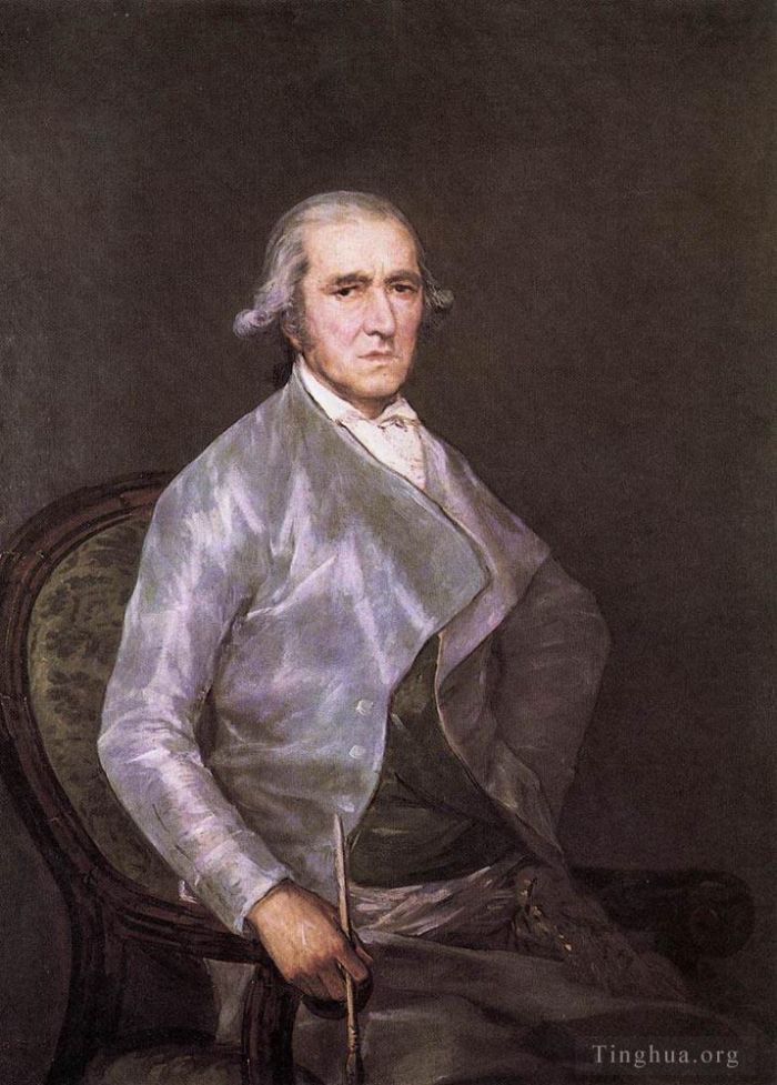 Francisco Goya Oil Painting - Portrait of Francisco Bayeu